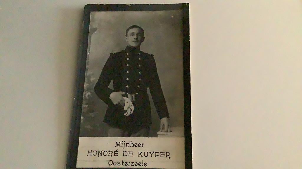Victime de guerre 1915 Oosterzele Dixmude, Collections, Enlèvement ou Envoi