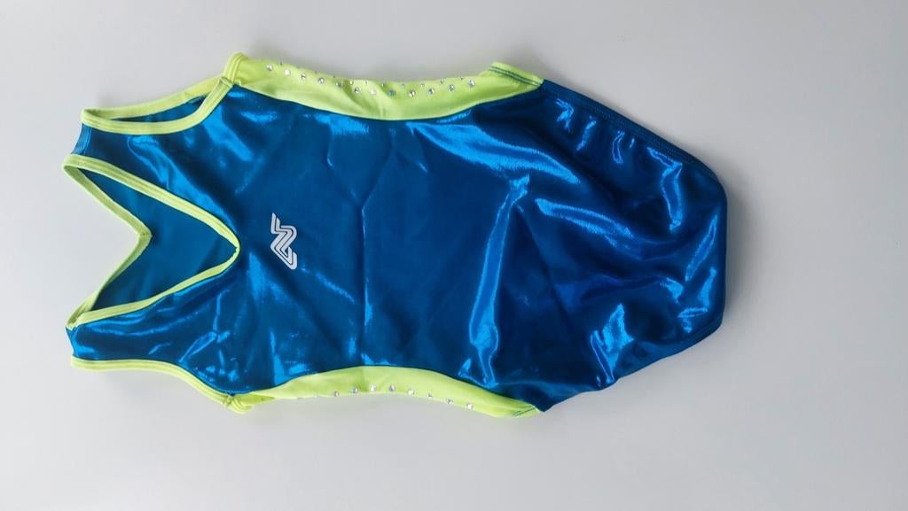 NiEUW Turnpakje Aerials by Alpha Wood Maat CLA 10 jaar, Sport en Fitness, Geel, Nieuw, Turnpak(je), Kindermaat 122 t/m 140