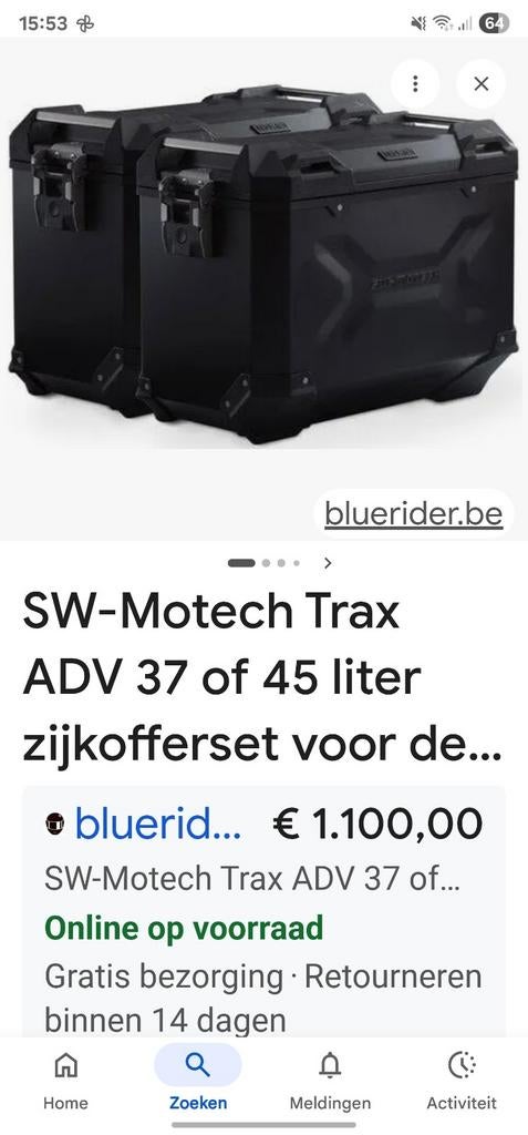 BMW GS 1300 adventure koffers., Motoren, Ophalen of Verzenden, Nieuw