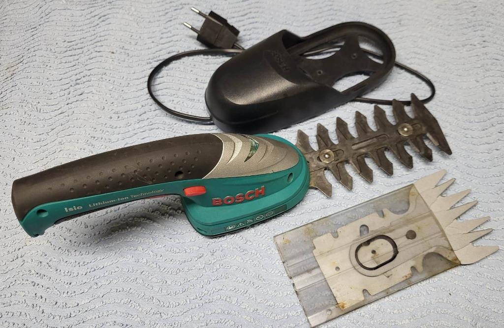 Bosch Isio - Draadloze grastrimmer en heggenschaar, Tuin en Terras, Ophalen of Verzenden, Gebruikt, Accu, BOSCH