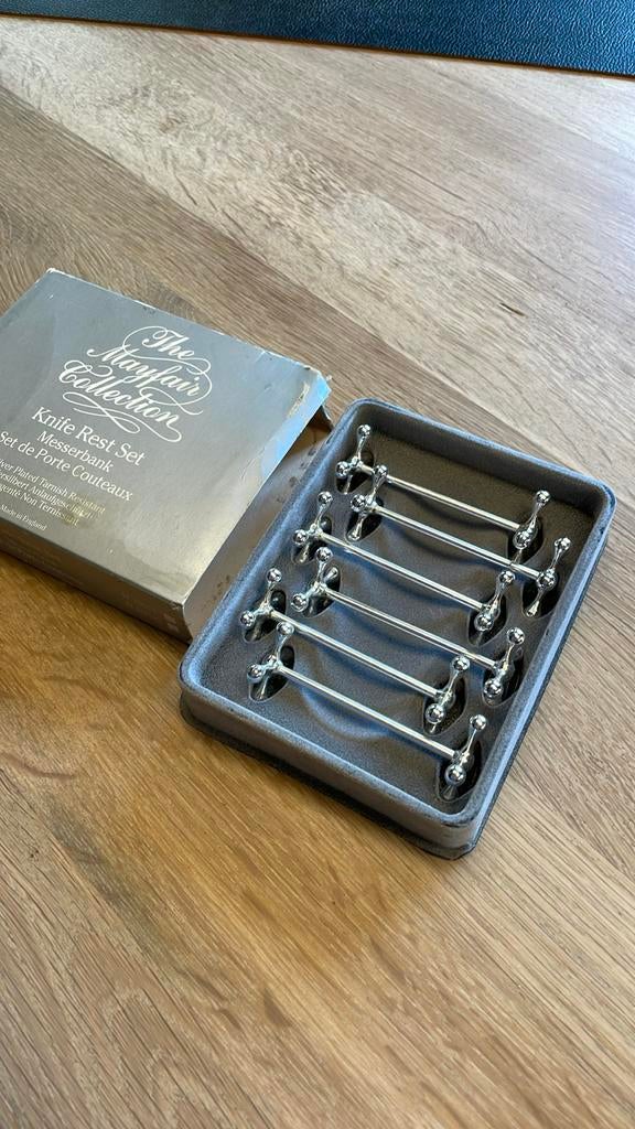 Bestekhouder verzilverd, Huis en Inrichting, Ophalen of Verzenden, Zo goed als nieuw