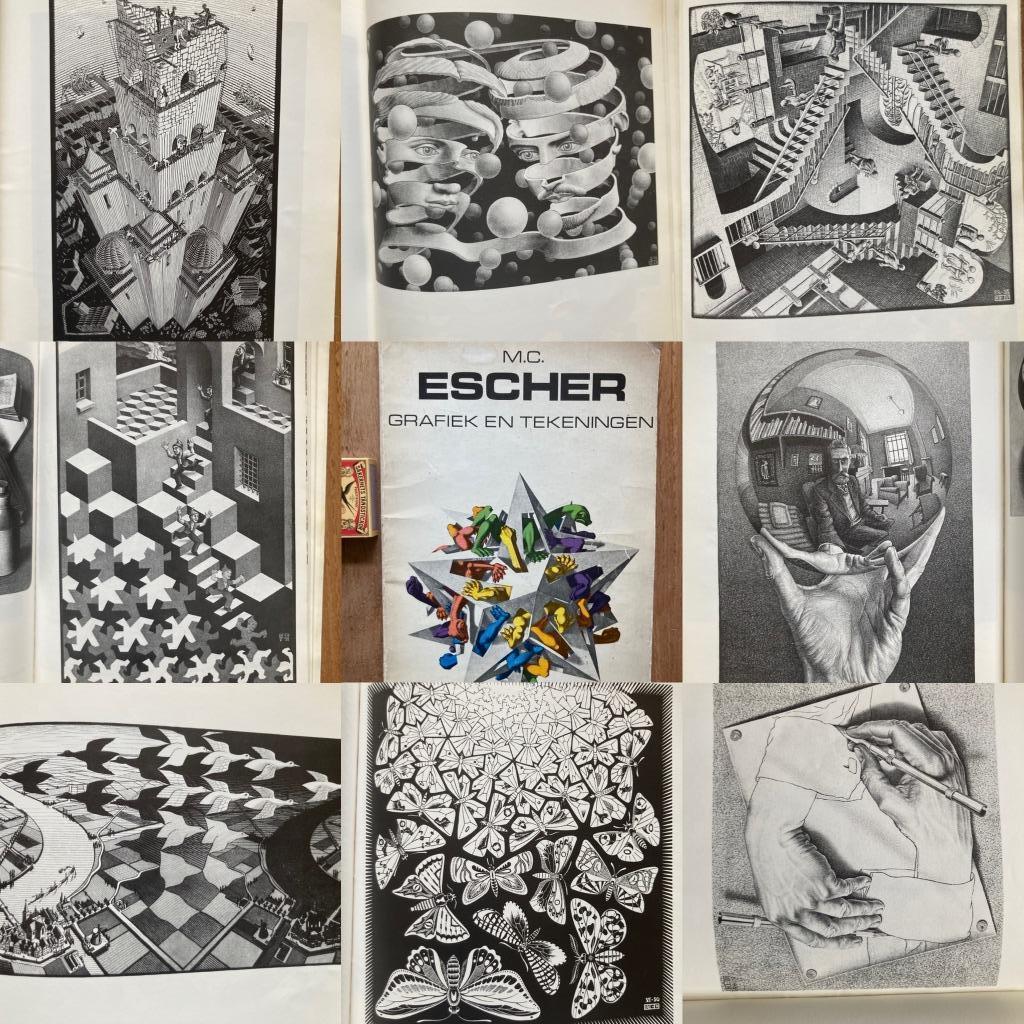 M C Escher (livre, graphisme, dessins, graphiste), Design graphique, Enlèvement ou Envoi, Utilisé, M.C. Escher