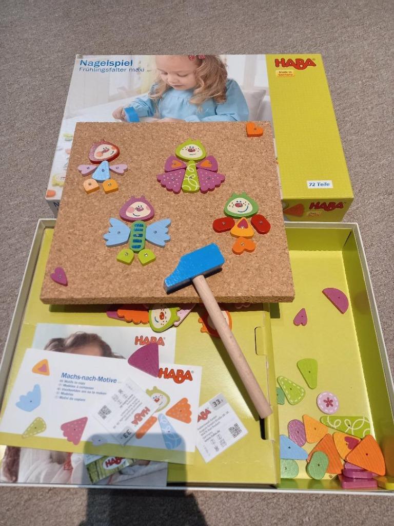 Haba Nagelspiel - hamertje tik, Ophalen, Zo goed als nieuw, Overige typen
