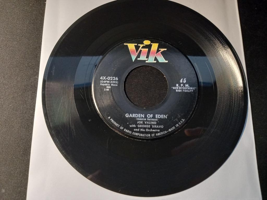 Joe Valino ‎– Garden Of Eden / Caravan '7, Enlèvement ou Envoi, Single, Utilisé, 7 pouces