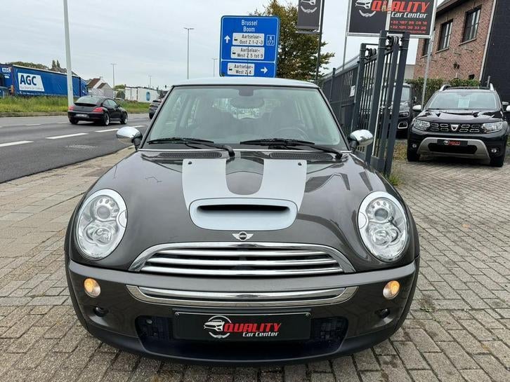 Mini Cooper S Parkline Automaat 099000km 1.6i 163pk Navi, Autos, Mini, Cuir, Argent ou Gris, Achat, Entreprise