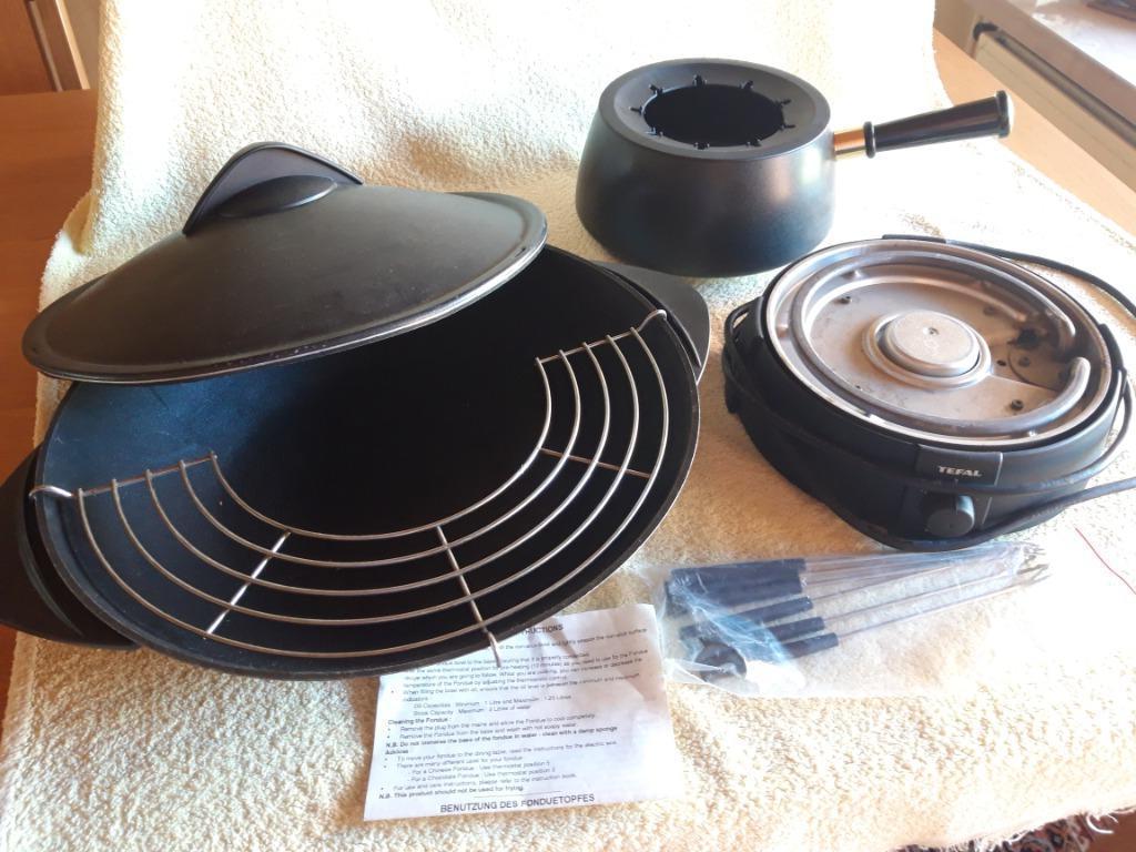 Wok- en Fonduestel TEFAL, Enlèvement, Électrique, Poêle à fondue