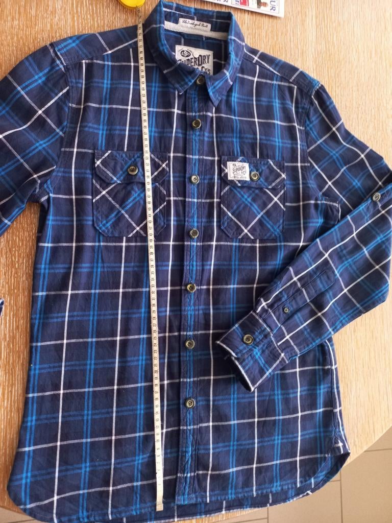 Chemise en flanelle SUPERDRY M, Enlèvement ou Envoi, Neuf