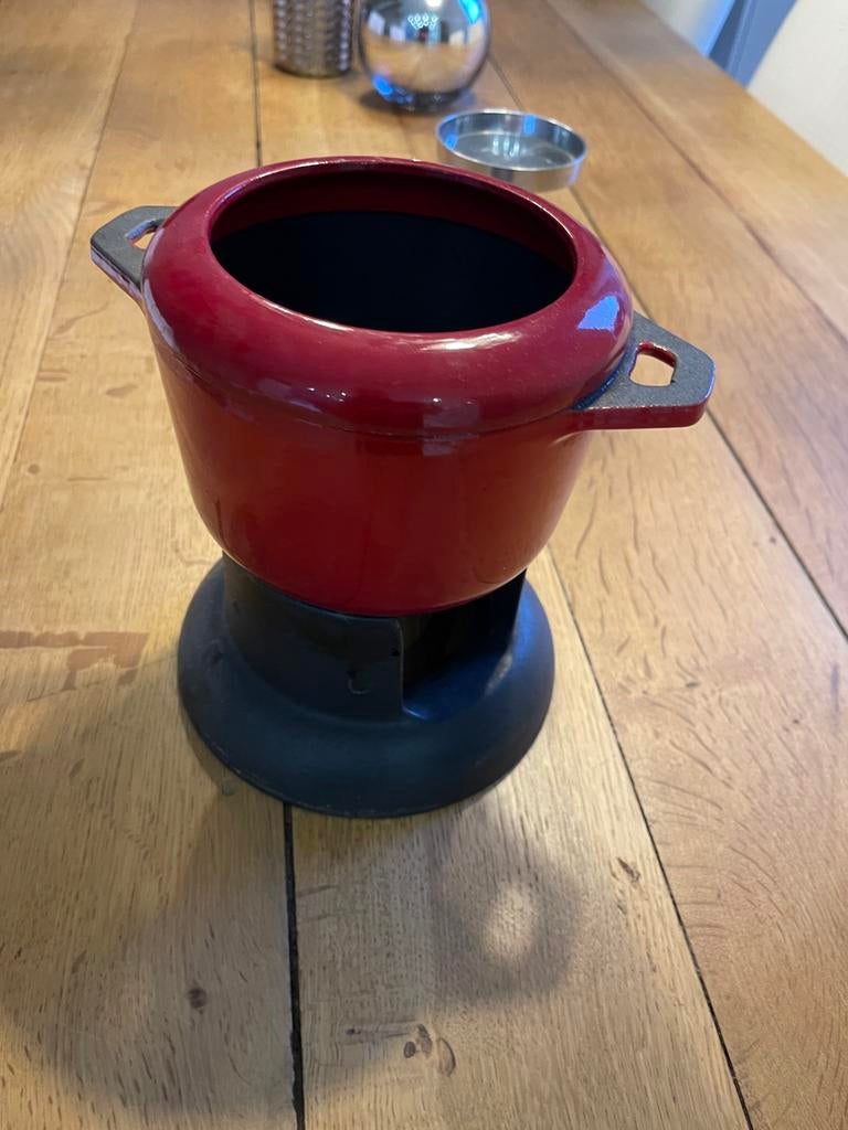 Service à fondue fondue invicta, Enlèvement, Utilisé, Fonte, Casserole, Bidon ou Boîte