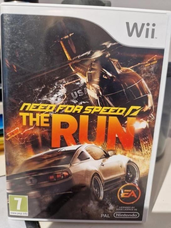 Need For Speed The Run, Wii, Ophalen of Verzenden, Zo goed als nieuw, Overige genres, Vanaf 12 jaar