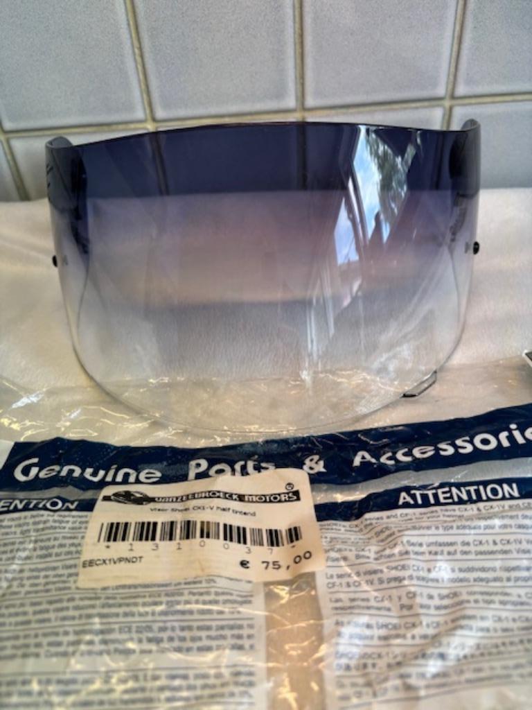 Shoei CX1-V halfgetint vizier, Motoren, Dames, Overige typen, Shoei, Ophalen