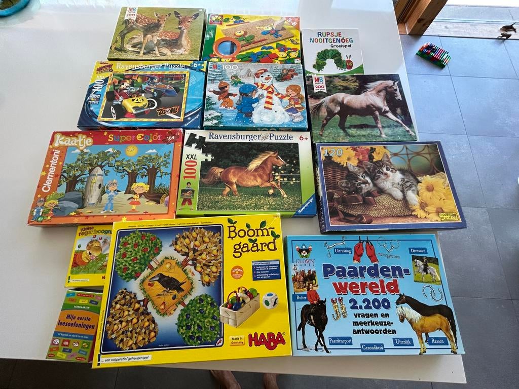 Puzzels en spelletjes, Ophalen