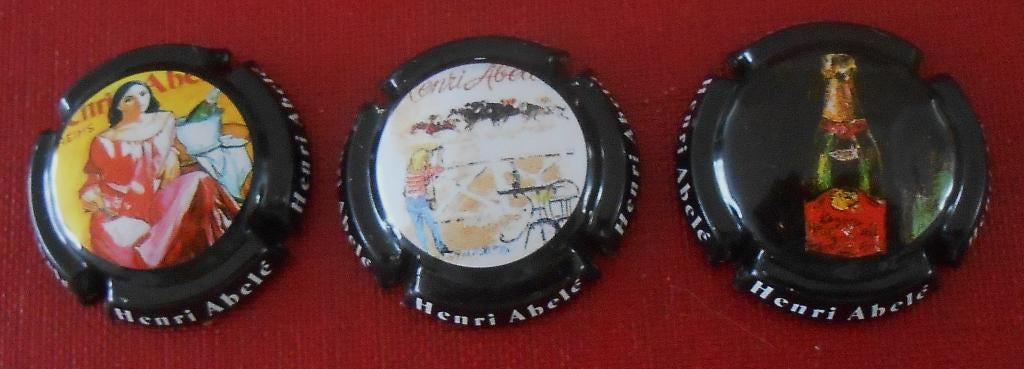 3 champagne capsules - Henri Abelé - 3 euro, Ophalen of Verzenden