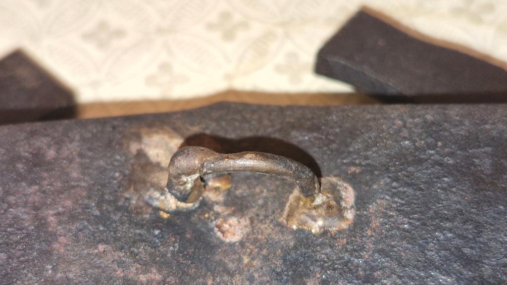 Hangend smeedijzeren embleem voor dakwerkers, Ophalen of Verzenden, Zo goed als nieuw, Overige typen