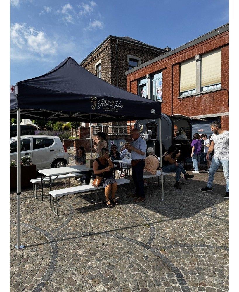 Tonnelle Pro en Alu 3x3 40mm, Neuf, Tente de réception, Enlèvement ou Envoi, Pliable