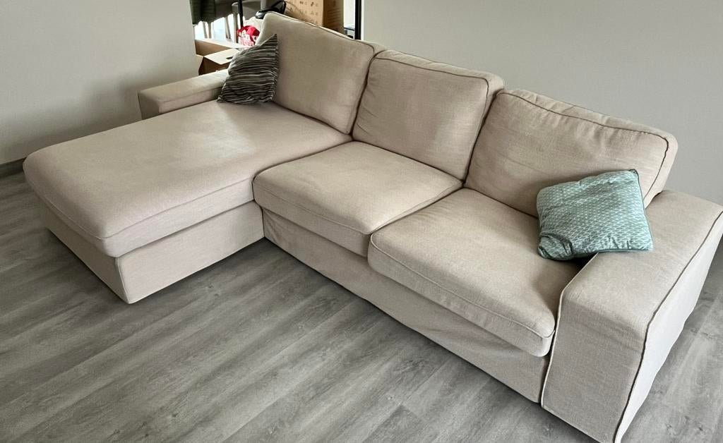 Driezit met longchair, Ophalen, Zo goed als nieuw