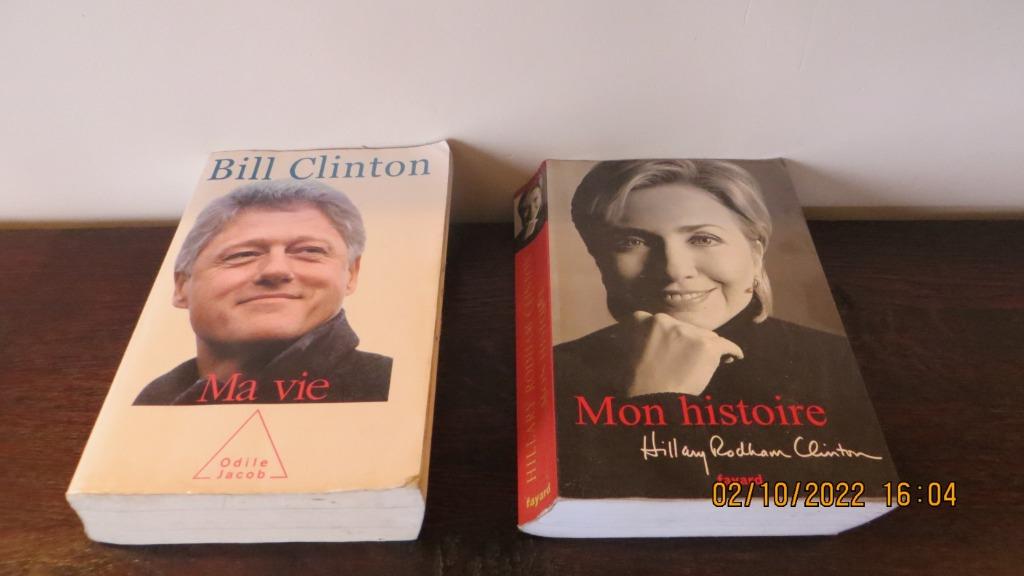 Bill Clinton  Ma vie & Hilary Clinton Mon histoire, Boeken, Ophalen of Verzenden, Gelezen