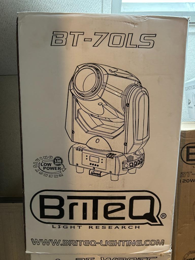 BRITEQ BT70LS, Muziek en Instrumenten, Licht en Laser, Ophalen of Verzenden, Nieuw, Licht, Geluidgestuurd