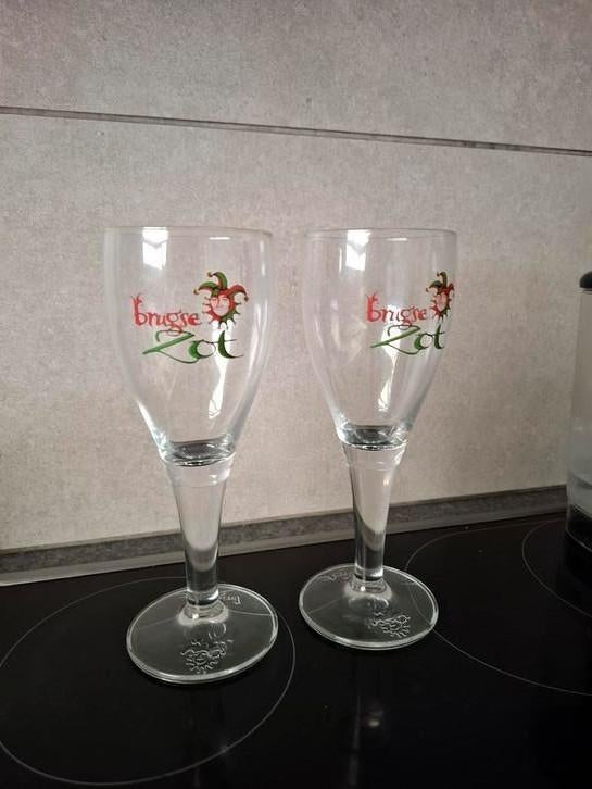 Bierglazen karmeliet, brugse zot, kasteelbier, grimbergen, Ophalen, Zo goed als nieuw