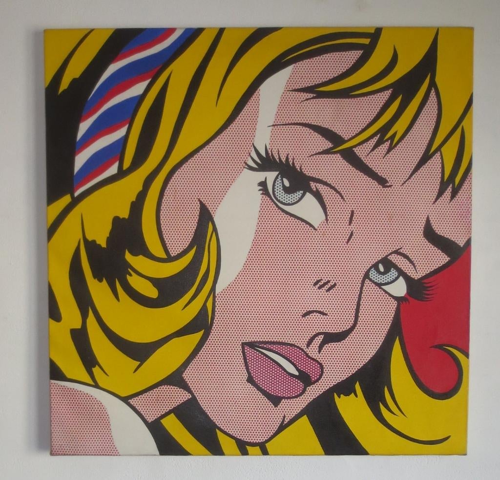 Grand Canevas Roy Lichtenstein, Antiquités & Art, Enlèvement