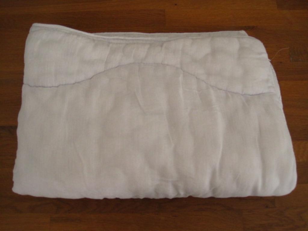 Dekbed voor wieg - zacht blauw, Kinderen en Baby's, Ophalen of Verzenden, Gebruikt, 70 tot 85 cm, Deken