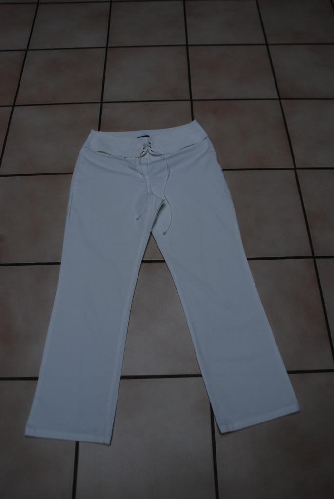 Jeansbroek „Caroline Biss”, lage taille, wit, maat 40, Maat 38/40 (M), Wit, Ophalen of Verzenden, Zo goed als nieuw