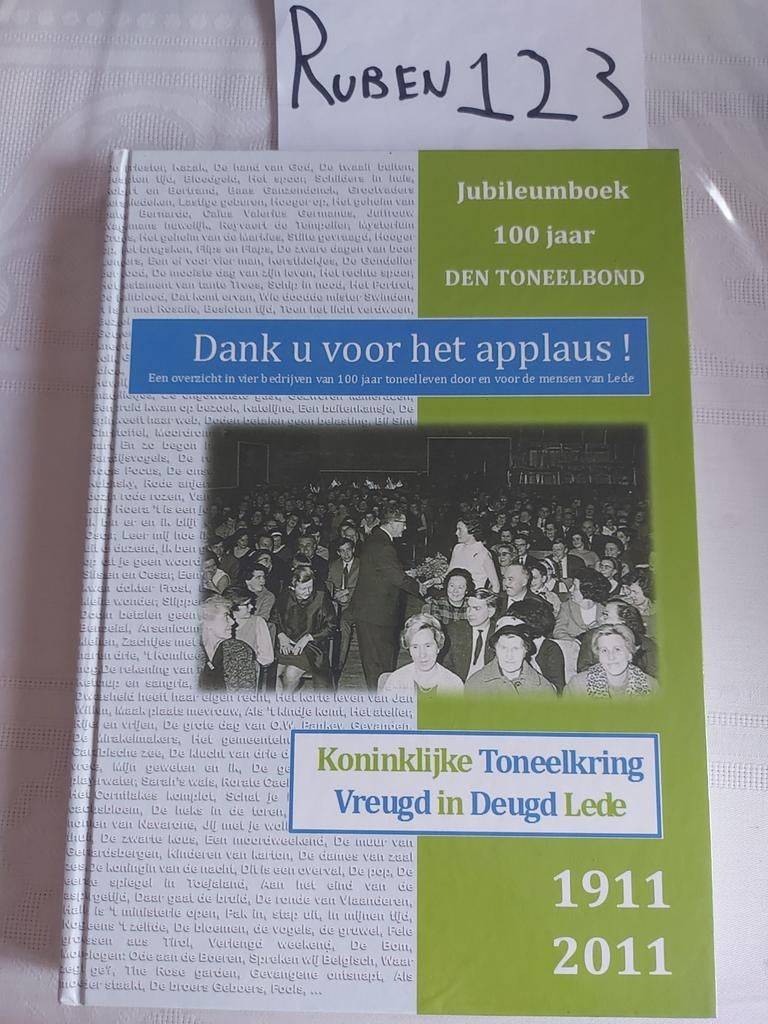Dank u voor het applaus Lede, Boeken, Ophalen of Verzenden, Zo goed als nieuw
