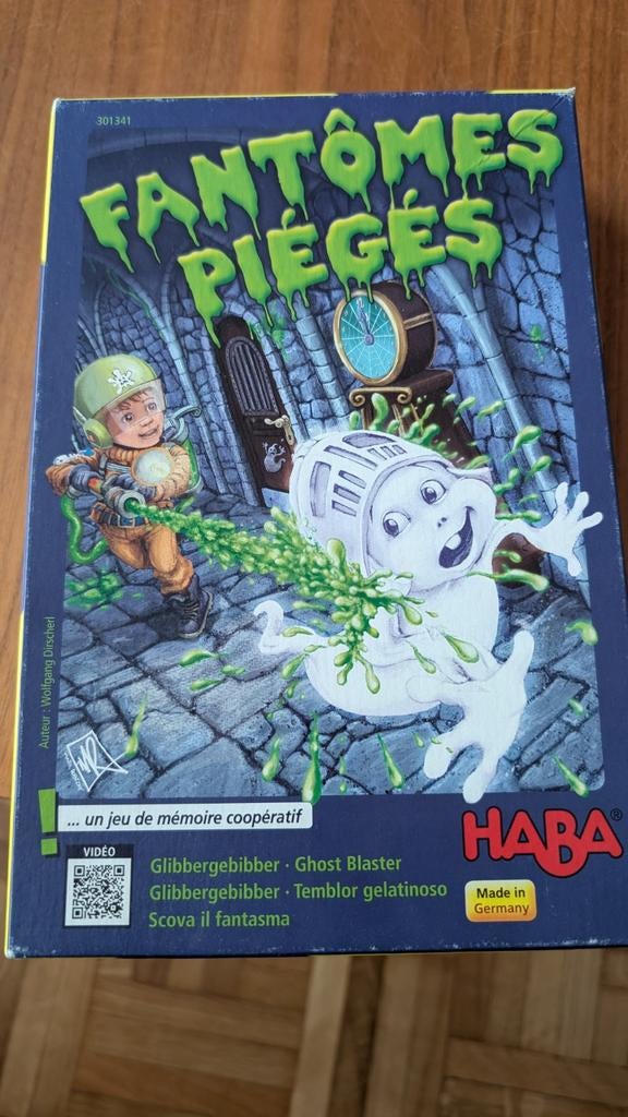 Jeu Fantômes piégés 5 ans, Enlèvement