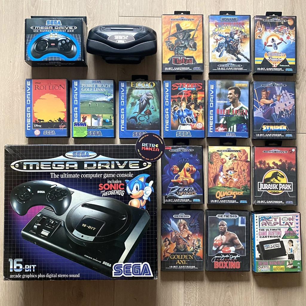 Console Sega Megadrive + Jeux, Consoles de jeu & Jeux vidéo, Enlèvement ou Envoi, Comme neuf, Mega Drive