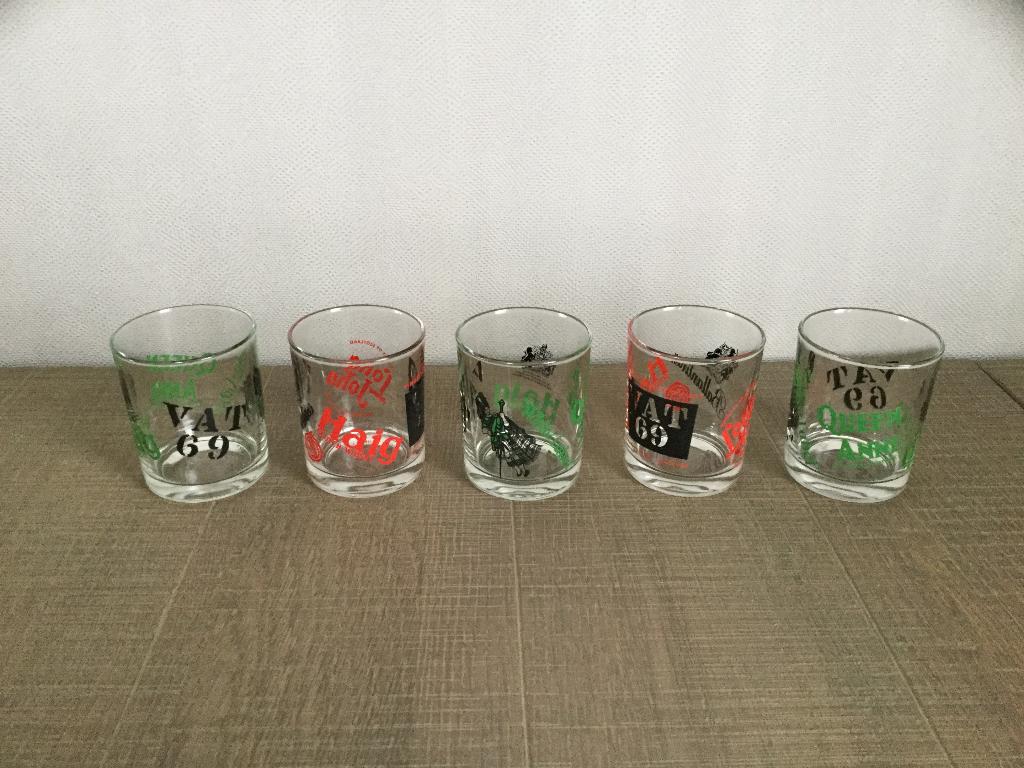 Set whisky glazen VAT69, Collections, Enlèvement ou Envoi, Utilisé