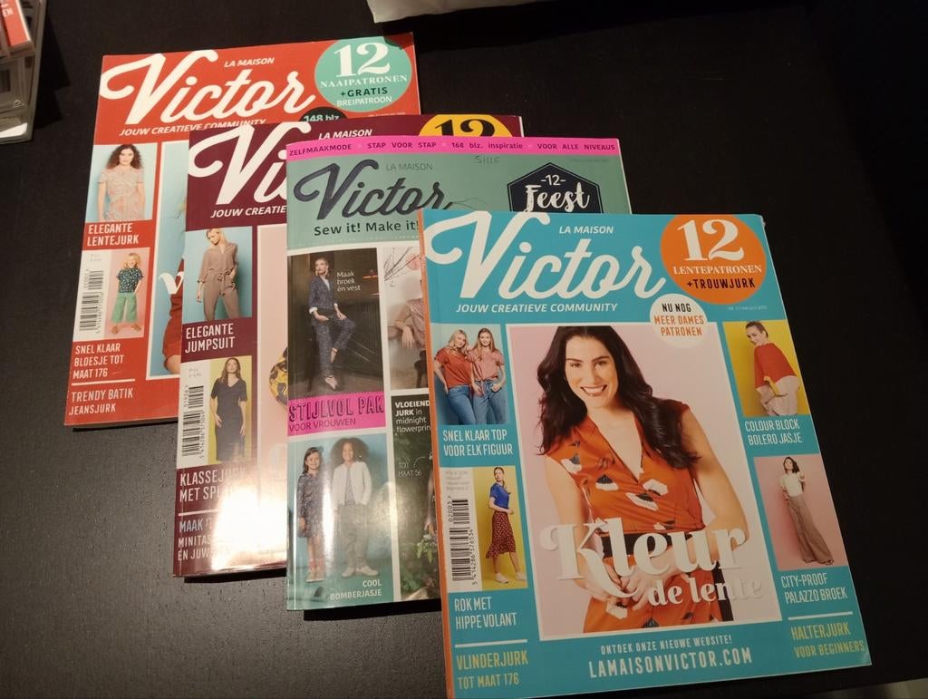 naaimagazines, combinatie maison Victor, Knip, Knippie..., Ophalen