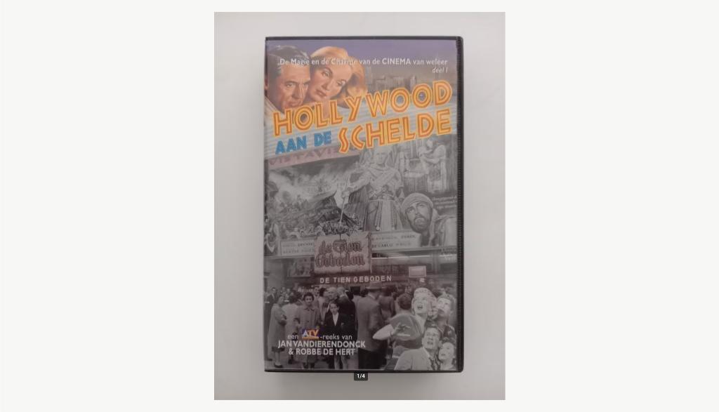 VHS Hollywood aan de Schelde, originele docu ATV, Ophalen of Verzenden