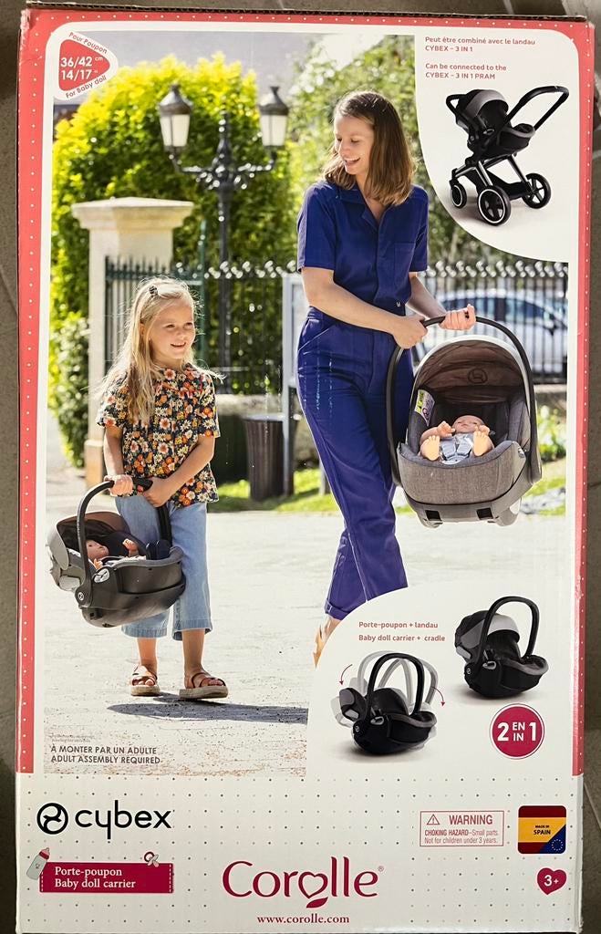 NIEUW in doos: Corolle Cybex 2-in-1 Poppenstoeltje, Enlèvement, Neuf