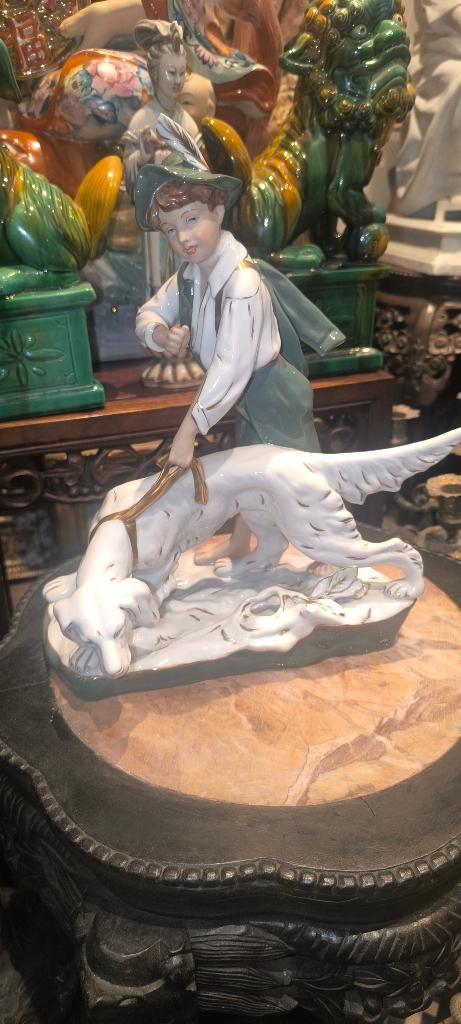 Royal dux porselein beeld, Ophalen