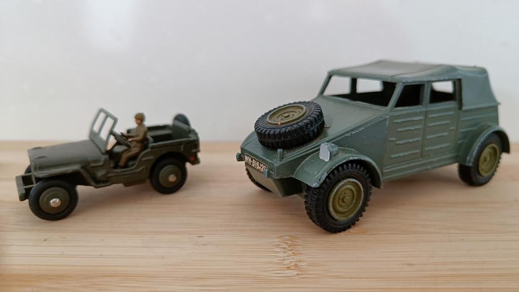 Dinky toys Véhicules militaires Volkswagen/Jeep, Antiquités & Art, Enlèvement ou Envoi