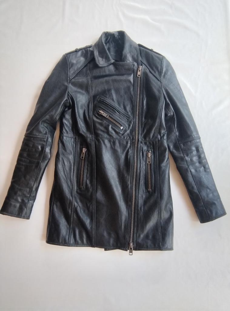 leren jekker Gestuz, Ophalen, Zwart, Gestuz, Maat 36 (S)