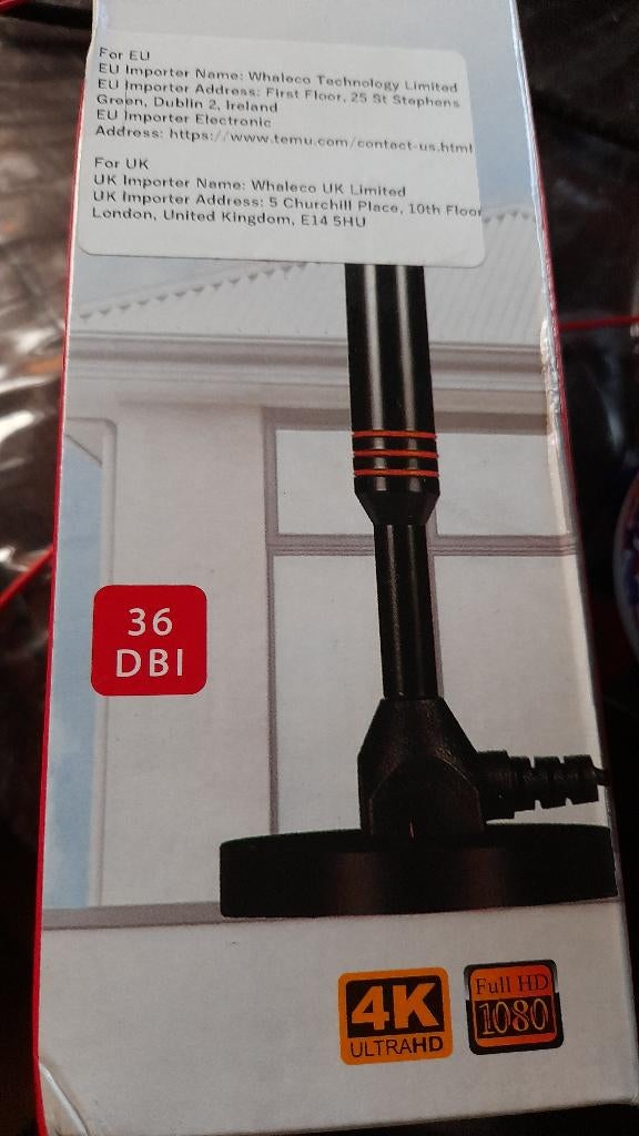 Nieuwe digitale HDTV antenne, Telecommunicatie, Antennes en Masten, Ophalen of Verzenden, Nieuw, Antenne