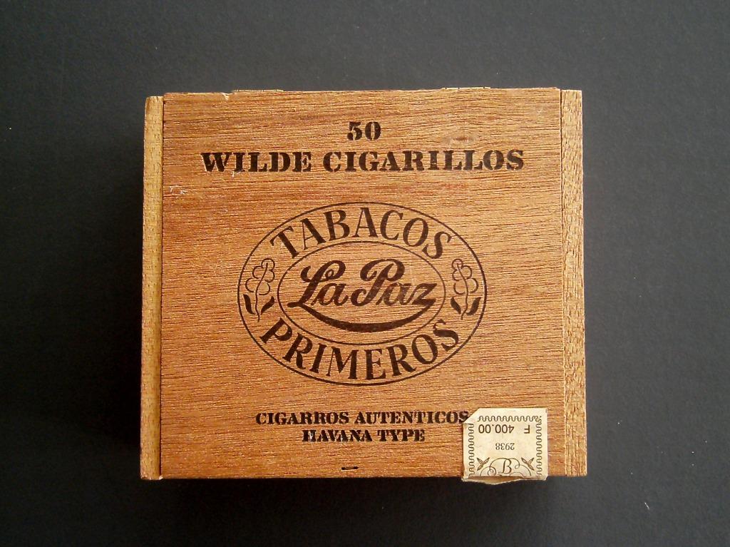 Vintage Boîte en Bois " LAPAZ " 50 Cigarillos, Enlèvement ou Envoi, Utilisé, Autre