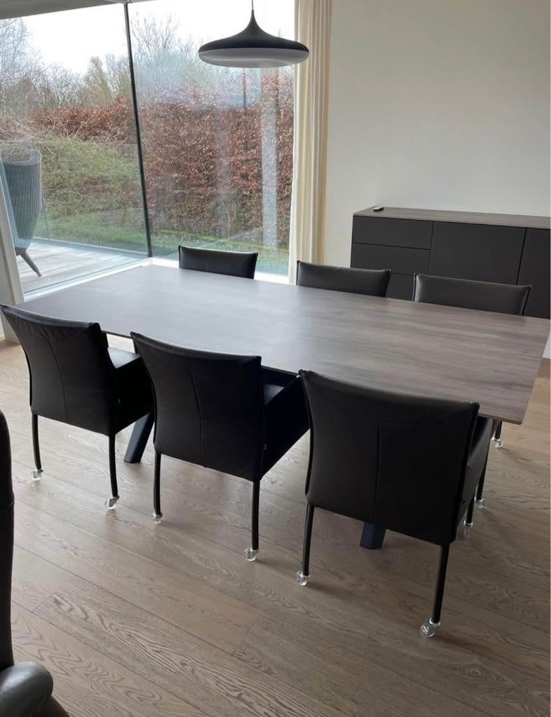 Eettafel keramisch 220cm, Huis en Inrichting, Ophalen, Zo goed als nieuw