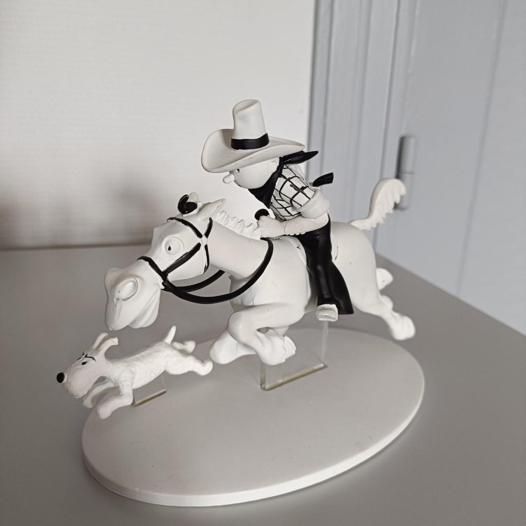 Figurine Tintin : HS2 Tintin cow-boy et Milou en Amérique, Enlèvement ou Envoi, Tintin, Comme neuf, Statue ou Figurine