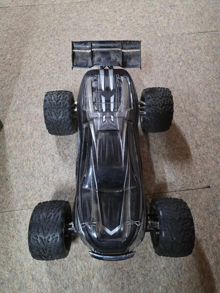 Traxxas E-Revo Mamba Monster, Elektro, Gebruikt, Auto offroad, Ophalen of Verzenden
