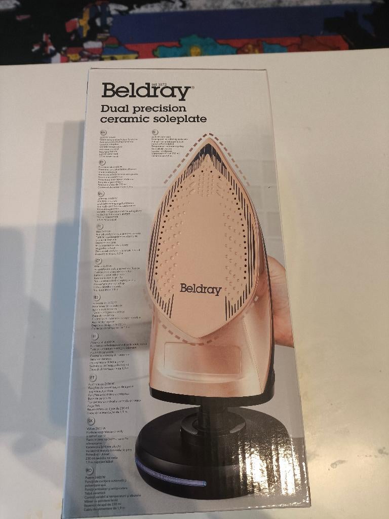 Strijkijzer Beldray, Elektronische apparatuur, Strijkijzers en Strijkplanken, Ophalen of Verzenden, Nieuw, Draadloos strijkijzer