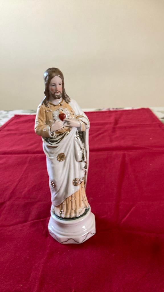 Heilig hart beeld genummerd, Ophalen