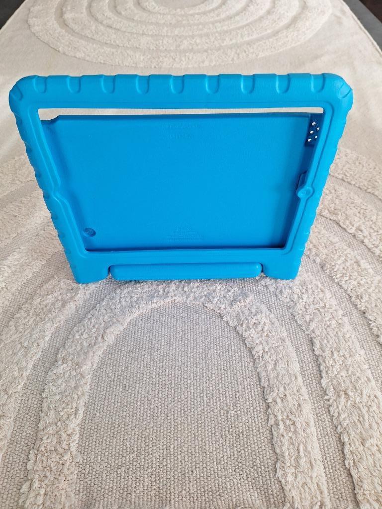 Étui pour tablette pour enfants avec poignée, bleu, Informatique & Logiciels, Enlèvement ou Envoi, Comme neuf, 10 pouces, Protection faces avant et arrière