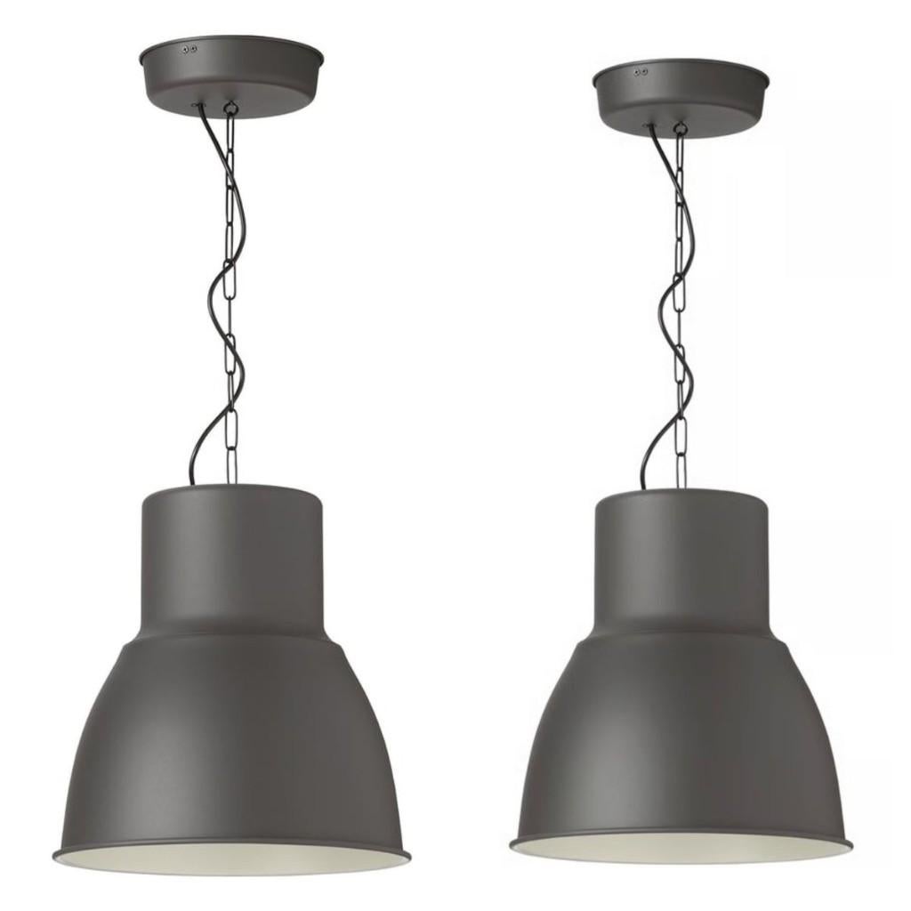 hanglamp Hektar Ikea, Enlèvement, Comme neuf, Métal, Moins de 50 cm