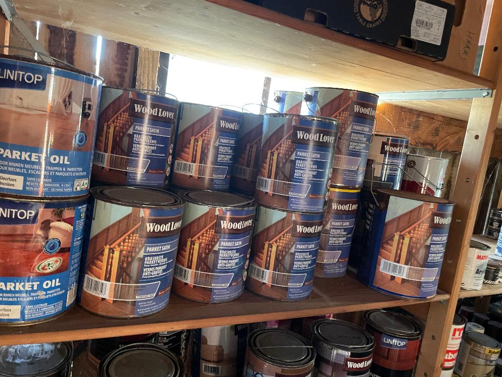 Partij Wood Lover krasvaste parketvernis, Doe-het-zelf en Bouw, Verf, Beits en Lak, Ophalen of Verzenden, Nieuw, Beits