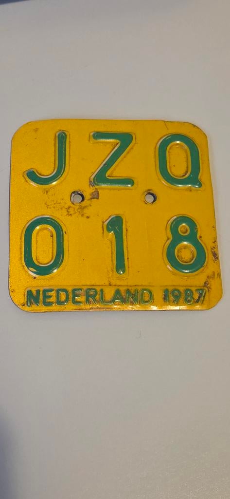 plaque hollandais, Vélos & Vélomoteurs, Enlèvement ou Envoi