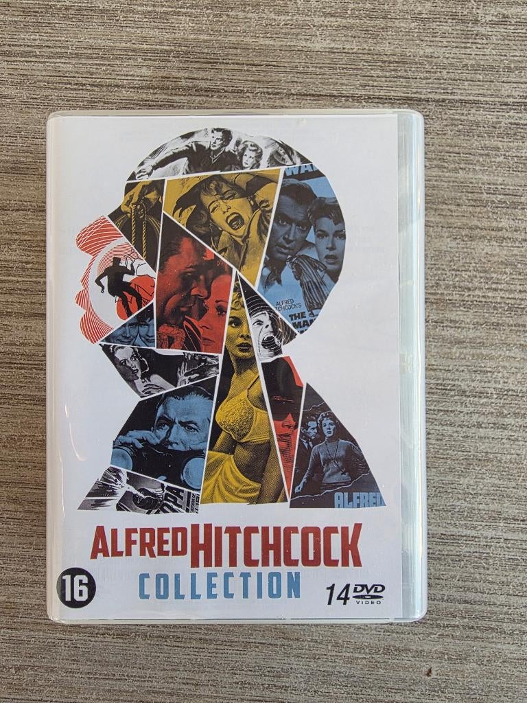 Alfred Hitchcock collection 14 dvd, Cd's en Dvd's, Ophalen, Zo goed als nieuw, Thrillers en Misdaad