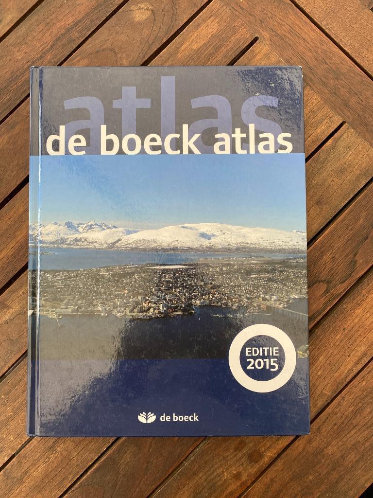 Atlas de boeck editie 2015, Livres, Enlèvement ou Envoi, Carte géographique, Monde, De boeck
