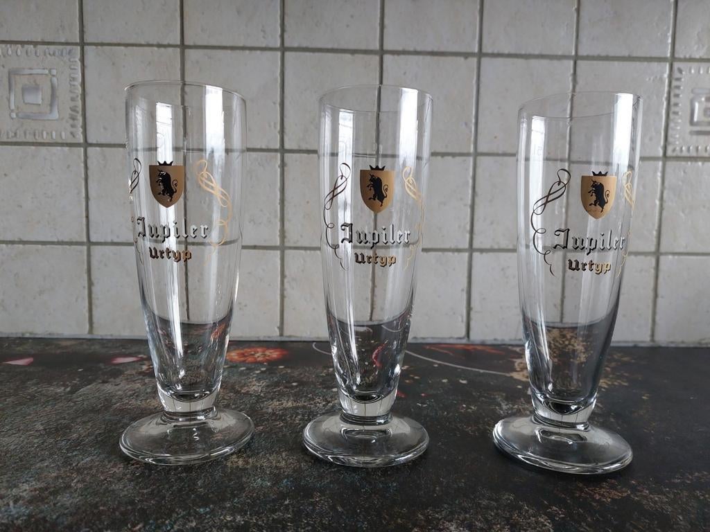 Verres à bière jupiler urtyp, Collections, Enlèvement ou Envoi, Comme neuf, Verre à bière