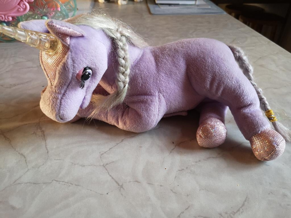 Barbie en het zwanenmeer Lila knuffel, Ophalen, Gebruikt, Barbie